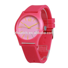 Latest Silicone Rubber Japan movement waterproof top quality watches